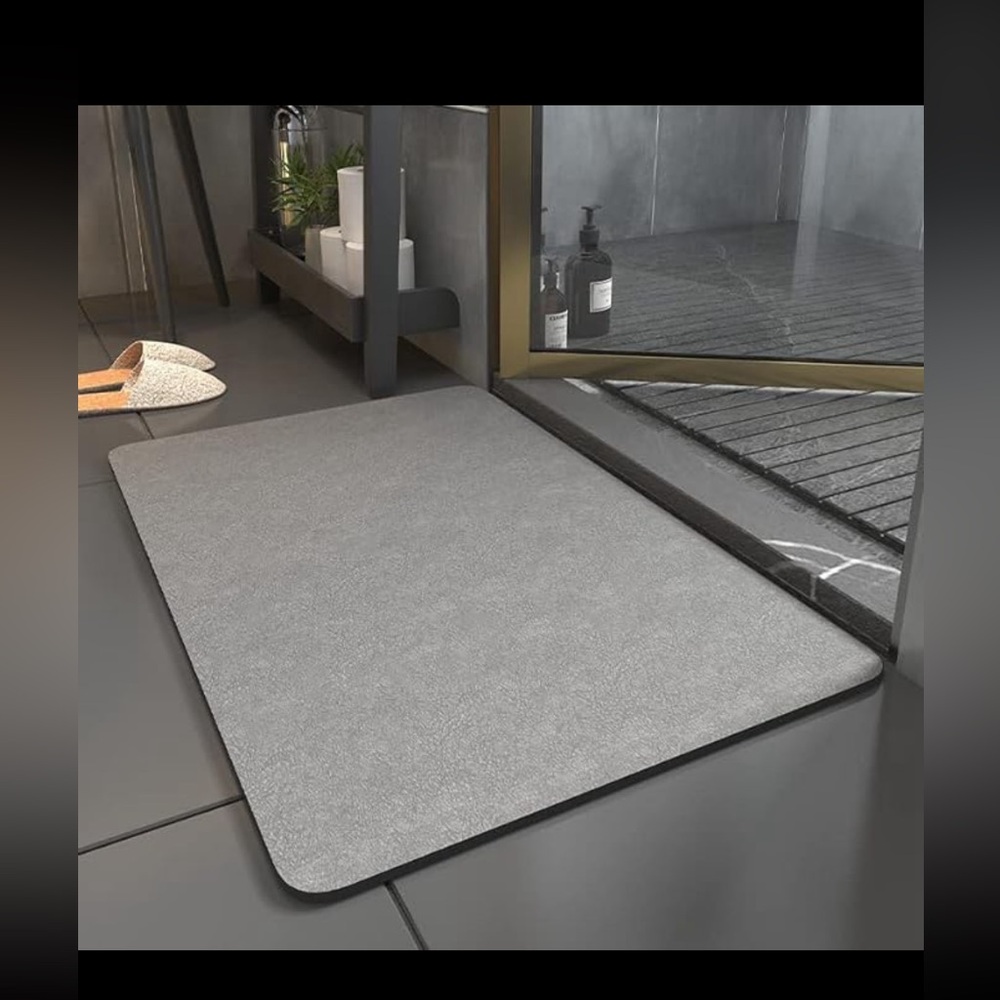 24x36 Quick Drying Grey Mat - water absorbing /non-slip